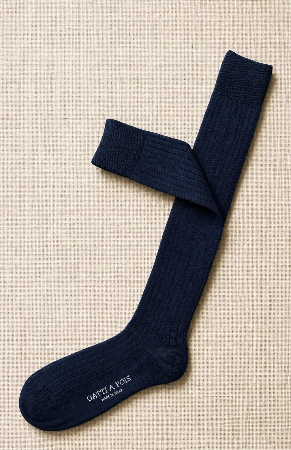 GATTI A POIS Box da 5 Calze Lunghe Donna Pastello in Cotone Pettinato e Filo di Scozia, Elegante, Made in Italy con Fragranza Floreale Speziata