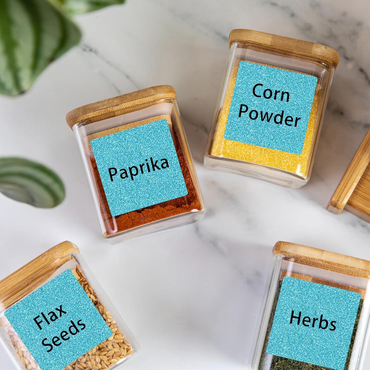 Holographic Thermal Labels Stickers 2" x 2", Square Thermal Stickers Labels, Glitter Self-Adhesive Direct Thermal Label for Small Business- Holographic Blue - Image 6