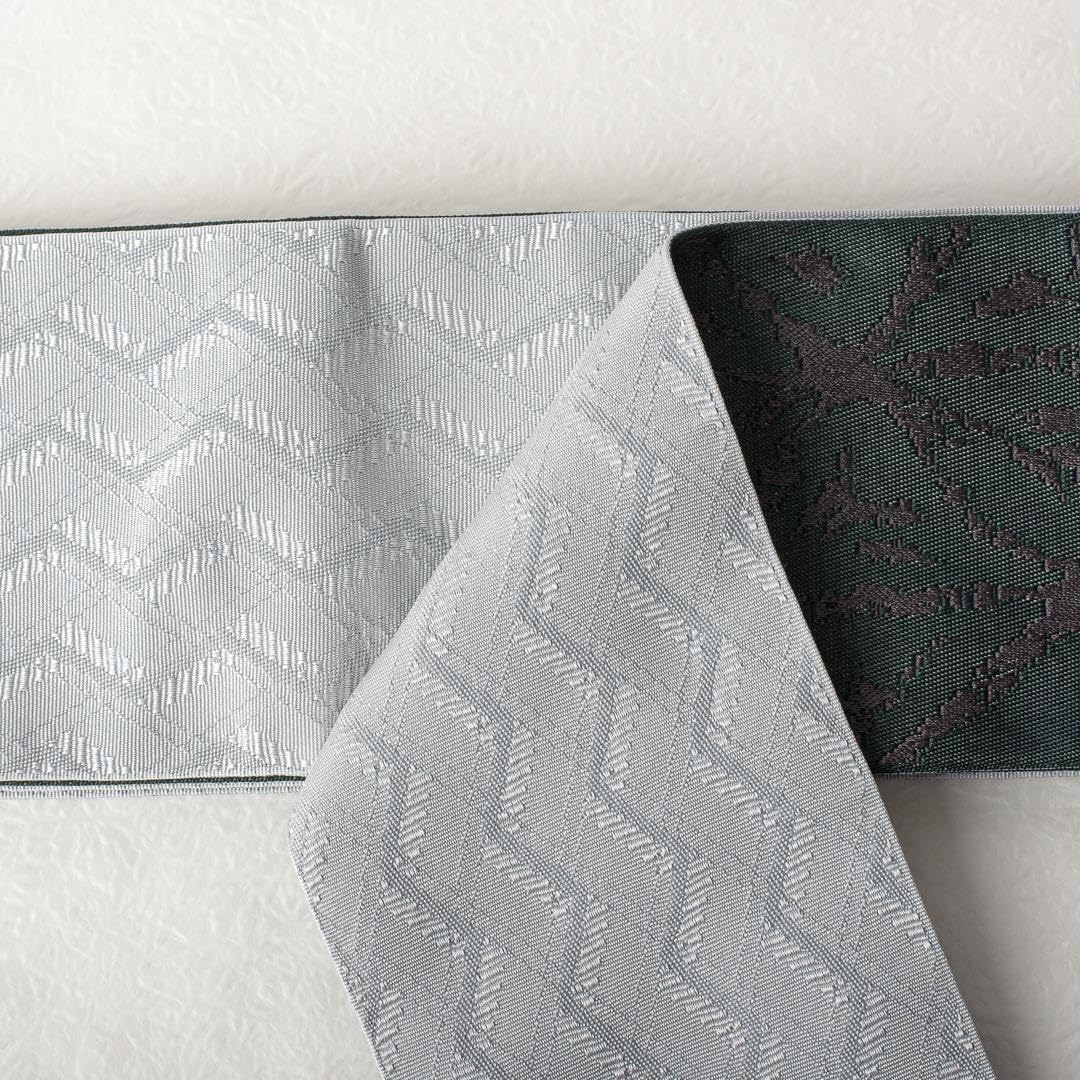 半幅帯 半襟付き カジュアル 綿100％ 半幅帯 半襟付き カジュアル 綿