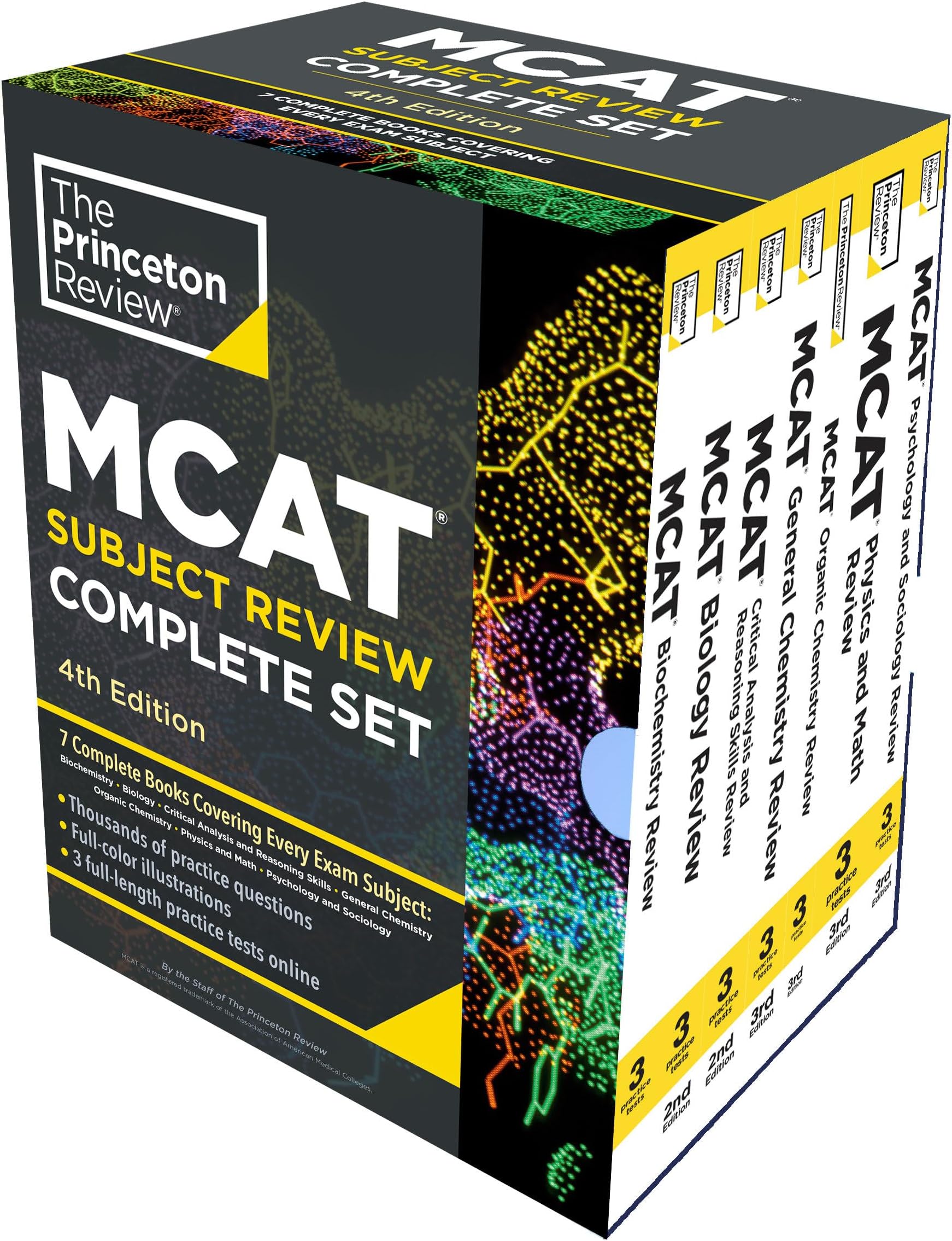 Princeton Review MCAT Subject Review Complete Box Set, 4th Edition: 7 Complete Books + 3 Online Practice Tests (Graduate School Test Preparation)