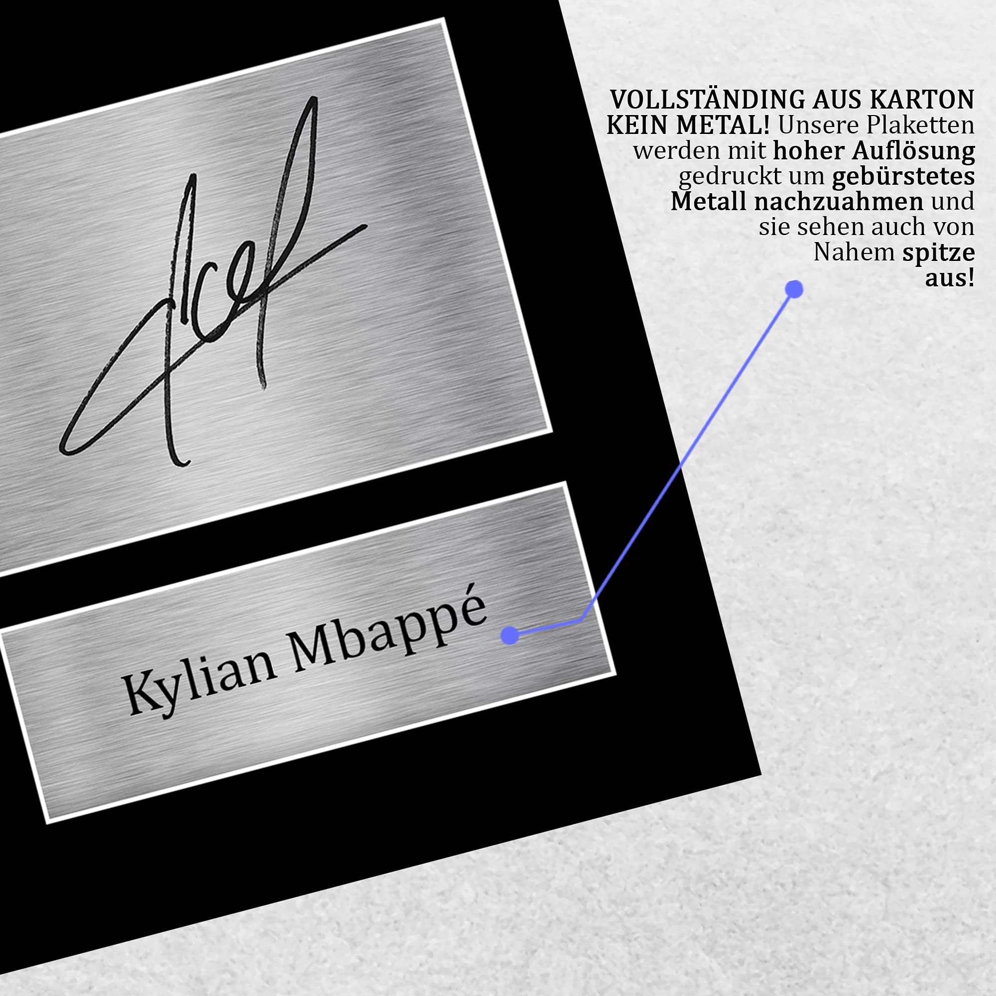 HWC Trading Kylian Mbappe Real Madrid Cadeaux imprimés photo