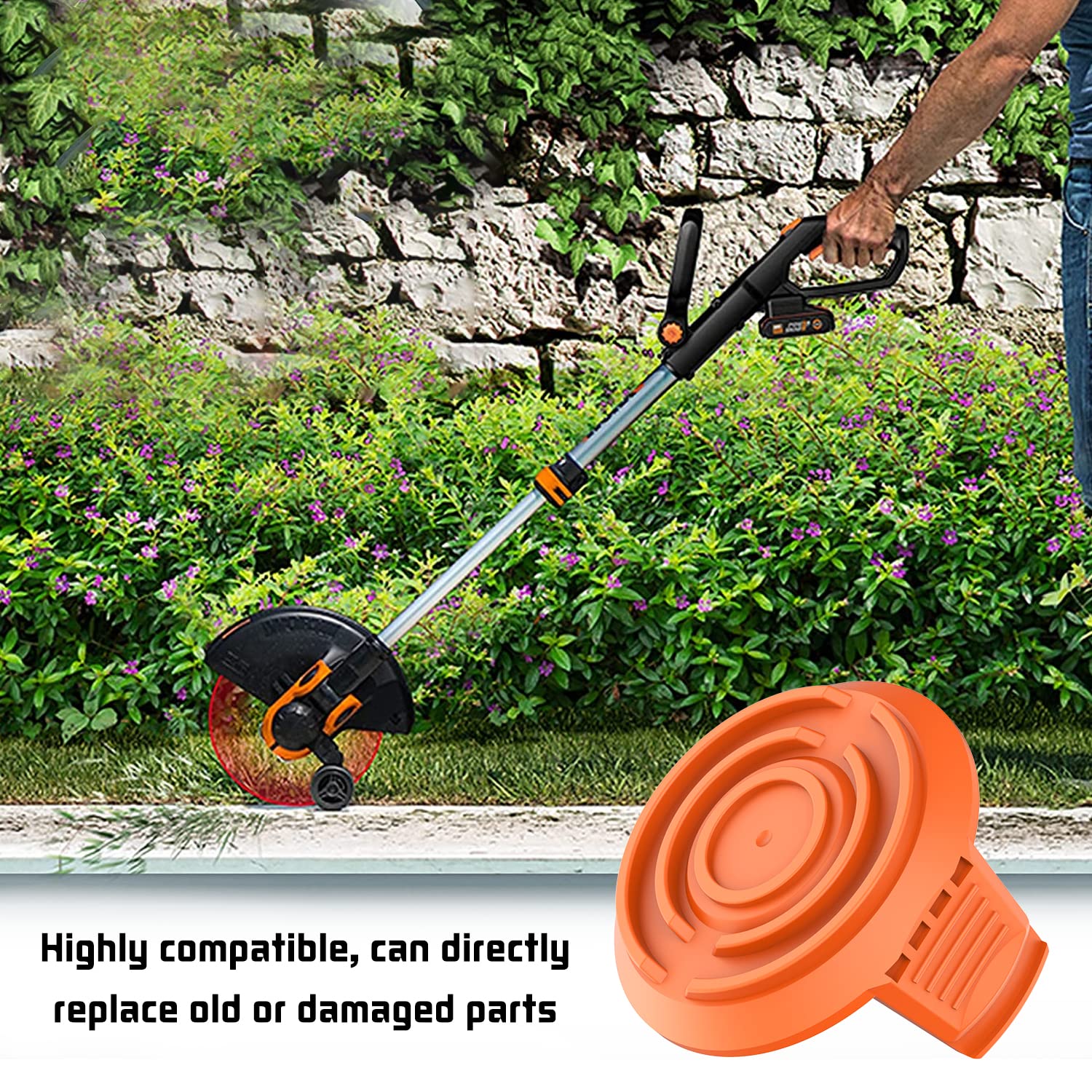 FUSHUI Lot De 3 Couvercles De Bobine De Débroussailleuse