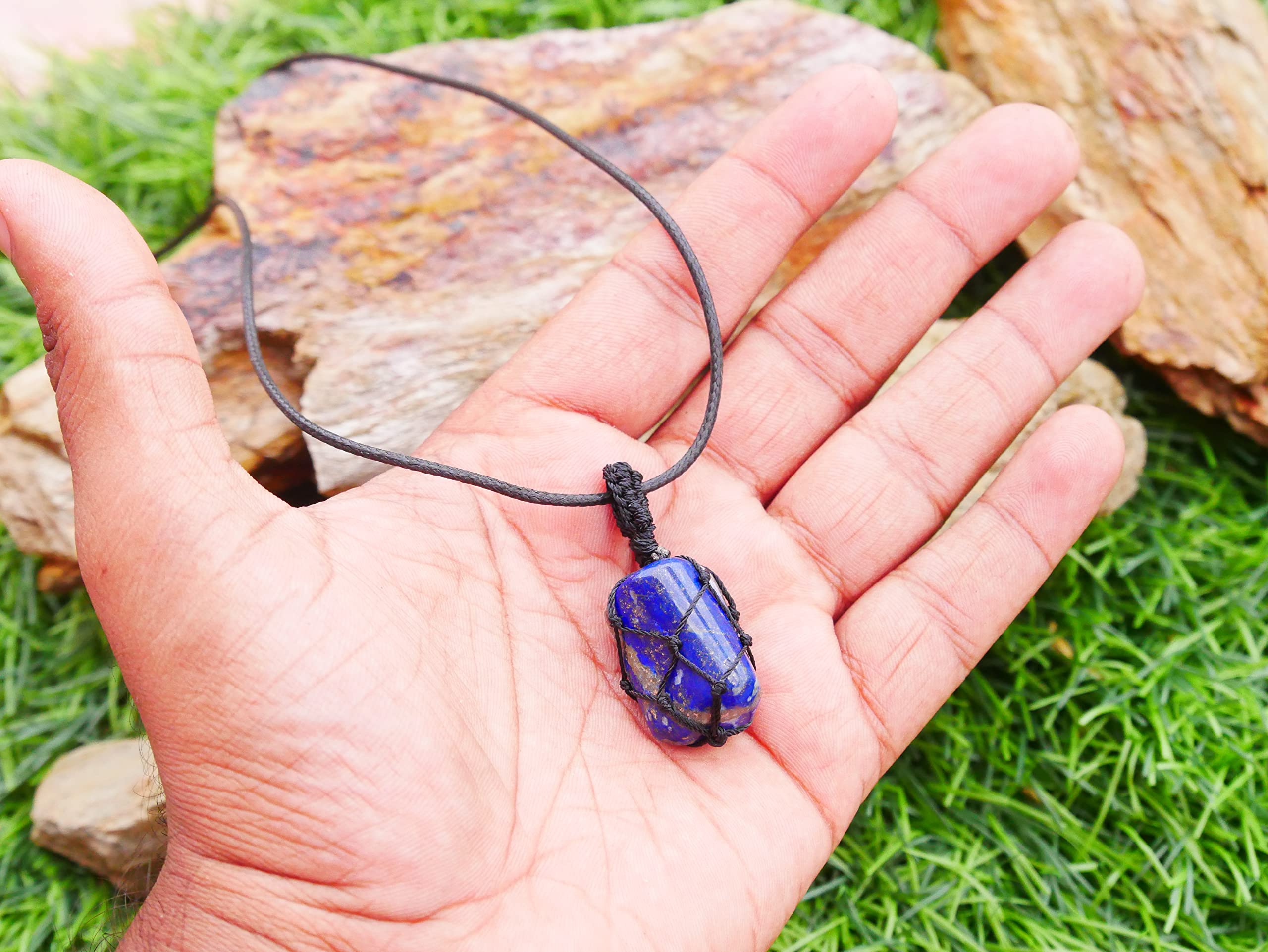 Lapis Lazuli Stone Natural Healing Crystals and Stones Crystal Pendants Necklace for Women Good Luck Charm Spiritual Gift for Him Her Jewelry for Women Men (Tree of life Silver) (B0B69Q98YJ) Amazon Price History, Amazon Price Tracker