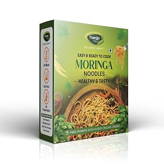 Thanjai Natural Moringa Noodles 180 Grams X 11 (1980 Grams) of Homemade Natural Noodles (No Preservatives, No Chemicals, No Artificial Extract)