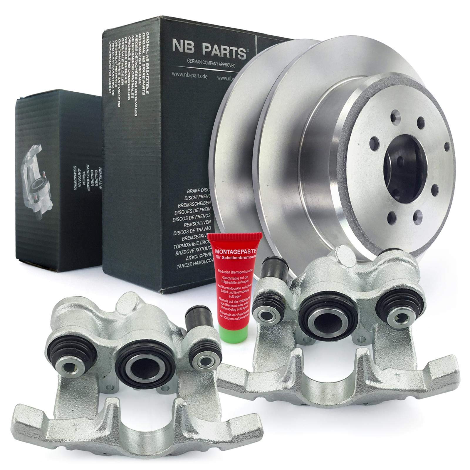NB PARTS GERMANY 10069741 2 x étriers de frein + Disques de frein arrière