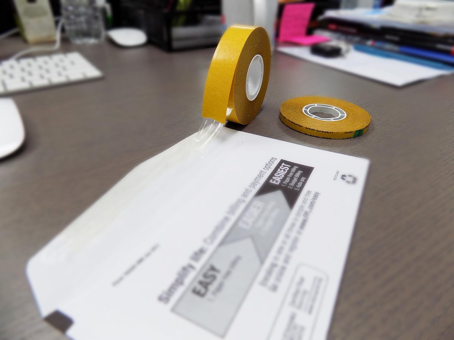 WOD ATG-7505 Premium Grade Double Sided ATG Tape Acid Free, 3/4 inch x 36 yd. (Pack of 8) Ideal for Tape Glider Refill Adhesive Transfer Rolls