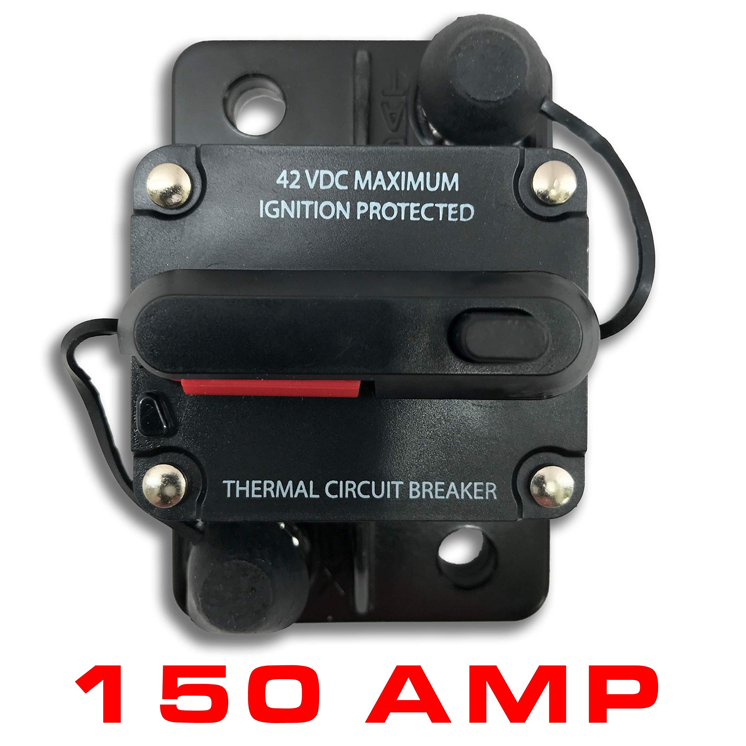 Circuit Breaker 150A | 12V-48 Volts DC | Inline Manual Reset