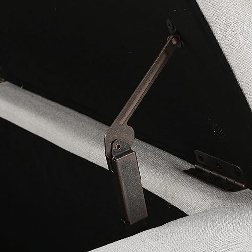 Miniatura 9 de Gabinete Otomano, para almacenamiento, tela color: Cielo/Azul/Gris/Marrón, Gris claro Gris claro, tela,Gris, tela,Verde azulado oscuro, tela