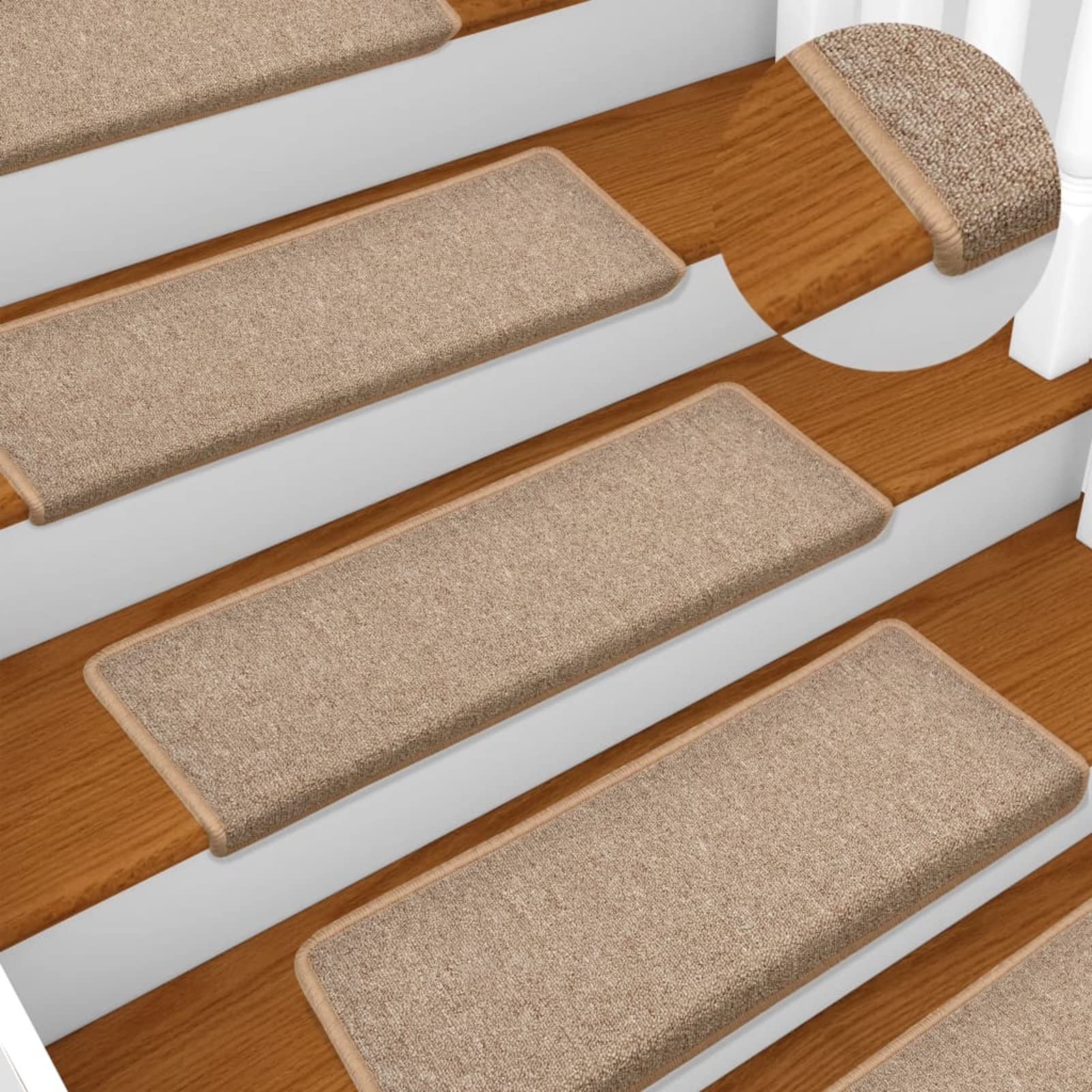 Marches d'escalier antidérapantes pour marches en bois – Tapis de protection durable pour plus de sécurité, parfait pour les ménages avec enfants, personnes âgées et animaux domestiques