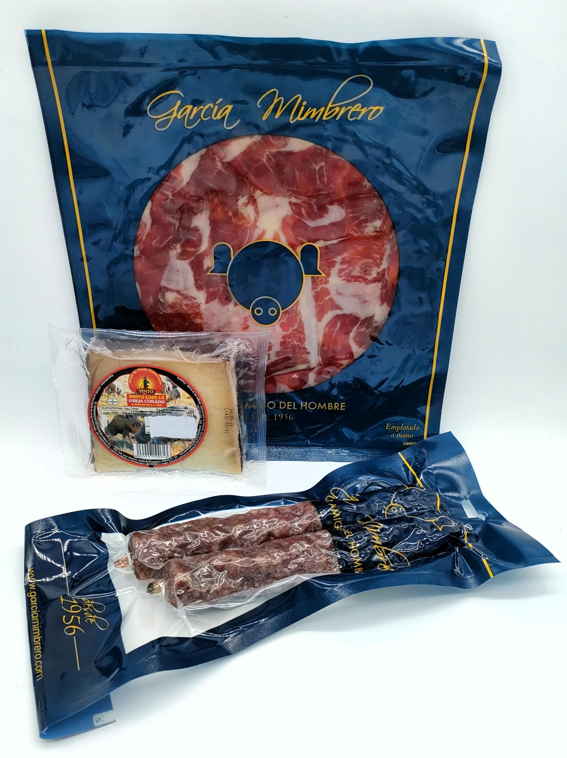 DON GOURMET, Cesta Gourmet para Regalar, Cesta Navidad, Queso curado, jamón ibérico, Fuet ibérico, lote embutidos ibéricos, aceite de oliva virgen extra, patés, pack ibéricos, Regalo Original.