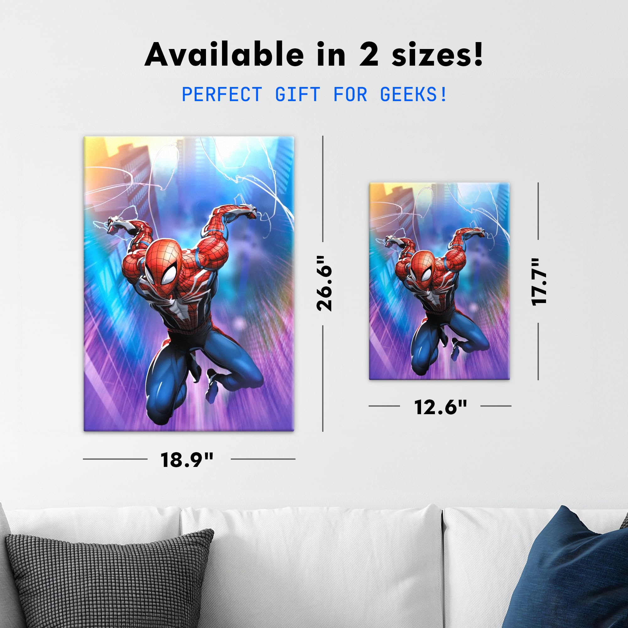 Amazon.com: Displate Official Spiderman Metal Poster Magnetic