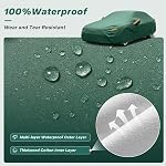 GUNHYI Car Cover Custom Fit Jeep Cherokee (2014-2025) Waterproof All-Weather, 16-Layer Heavy Duty Full Exterior Cover with Vents, Spare Windproof Straps & Towel, Winter Snow/Ice/Rain Protection.