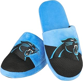 men's carolina panthers slippers