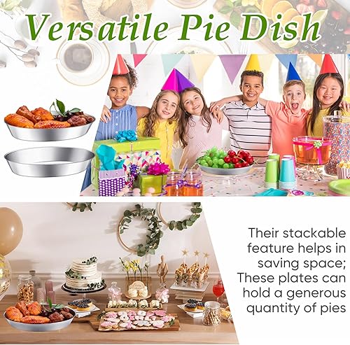 Miniatura 7 de FoldTier 2 moldes de acero inoxidable de 8 x 5 pulgadas reutilizables para tartas para tartas crujientes