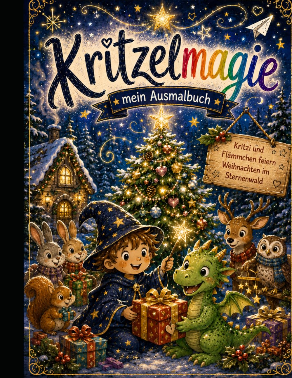 Kritzi und Flämmchen feiern Weihnachten: Kritzelmagie