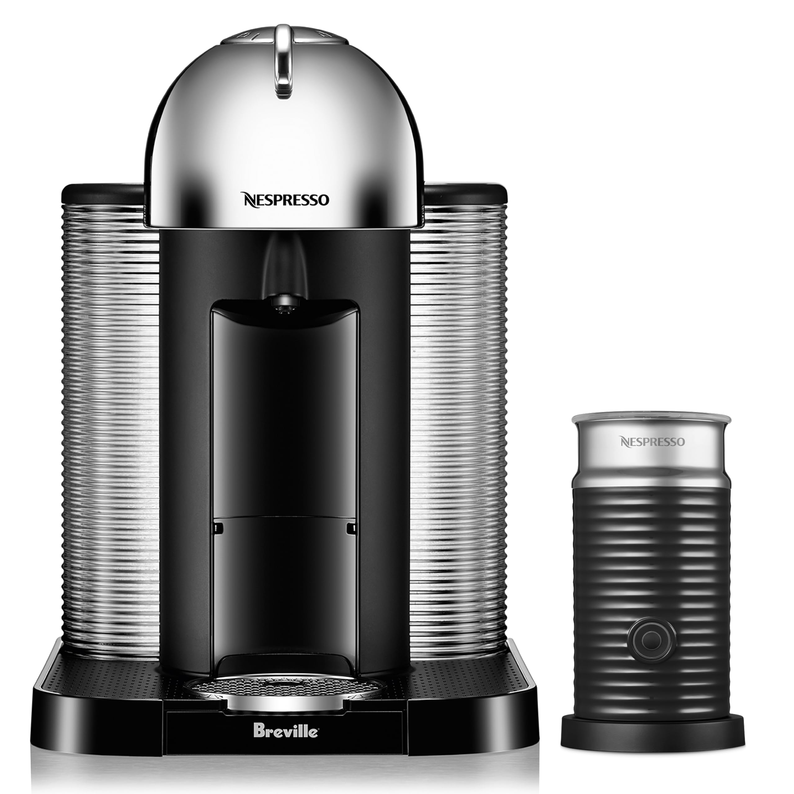Nespresso Vertuo Chrome+Aeroccino