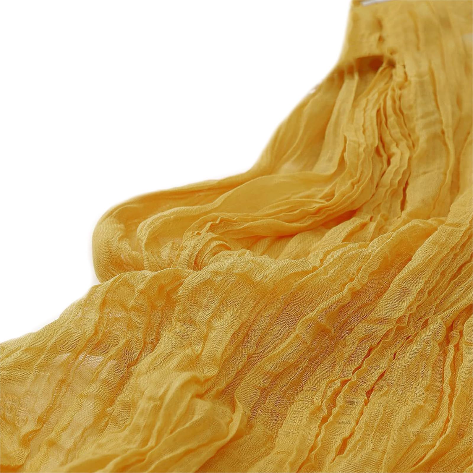 Buxuaaaa Cheesecloth Table Setting Dining Semi-Sheer Gauze Table Runner Vintage Christmas Banquets Wedding Party Decorations Setting