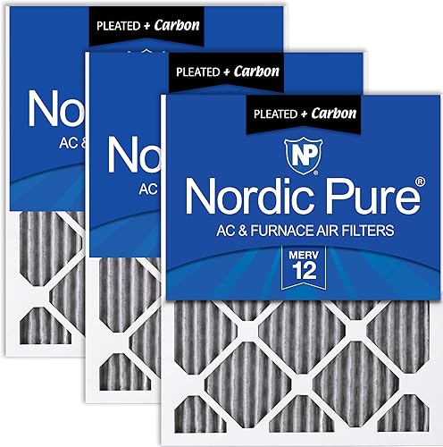 Miniatura 71 de Nordic Pure 24x24x1 (23 3/8 x 23 3/8 x 3/4) Pleated MERV 12 Air Filters 6 Pack