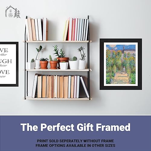 Miniatura 5 de Lost Cabin The Artists Garden at Vetheuil de Claude Monet  Impresión sin marco  Reproducción de pinturas de obras de arte finas  Póster decorativo