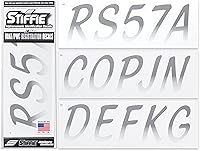 Vista 65 de Stiffie Whipline - Calcomanías de identificación alfanuméricas, adhesivos de números de registro para barcos y embarcaciones personales