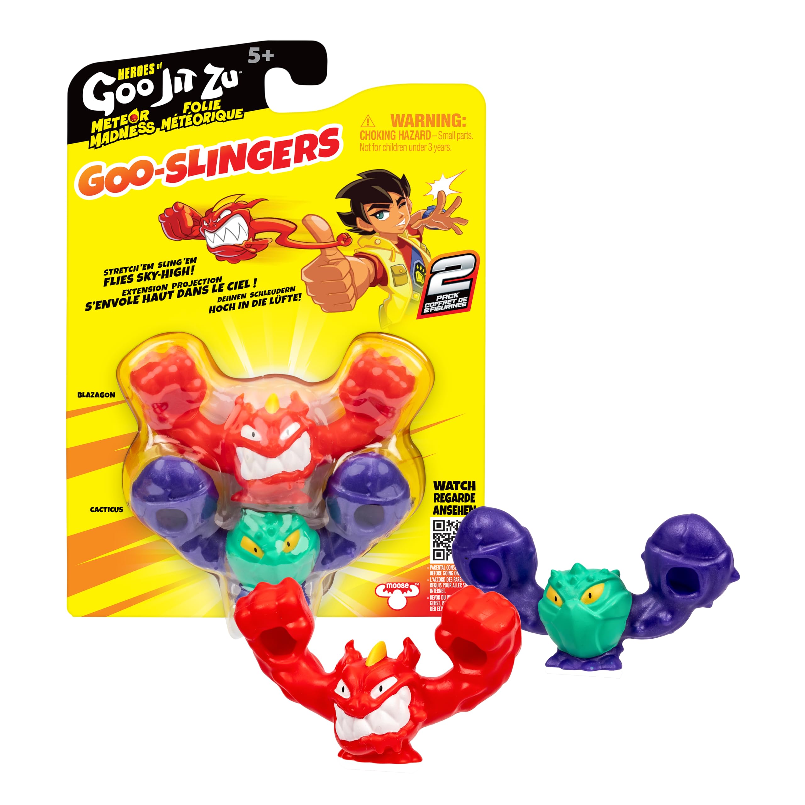 Heroes of Goo JIT Zu Meteor Madness Goo-Slingers, Stretch and