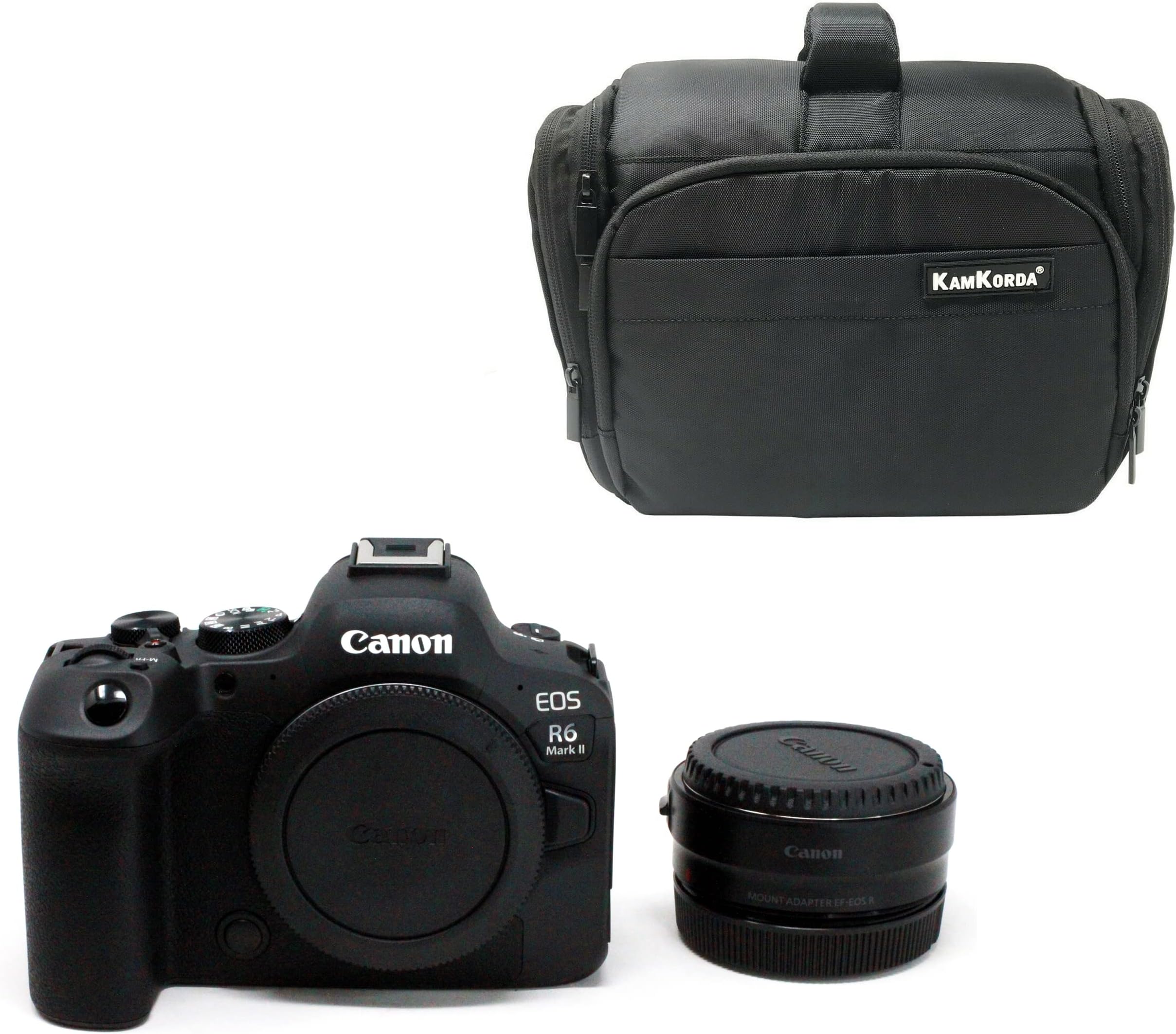 KamKorda Camera Bag + R6 Mark II Mirrorless Digital Camera Body + R ...