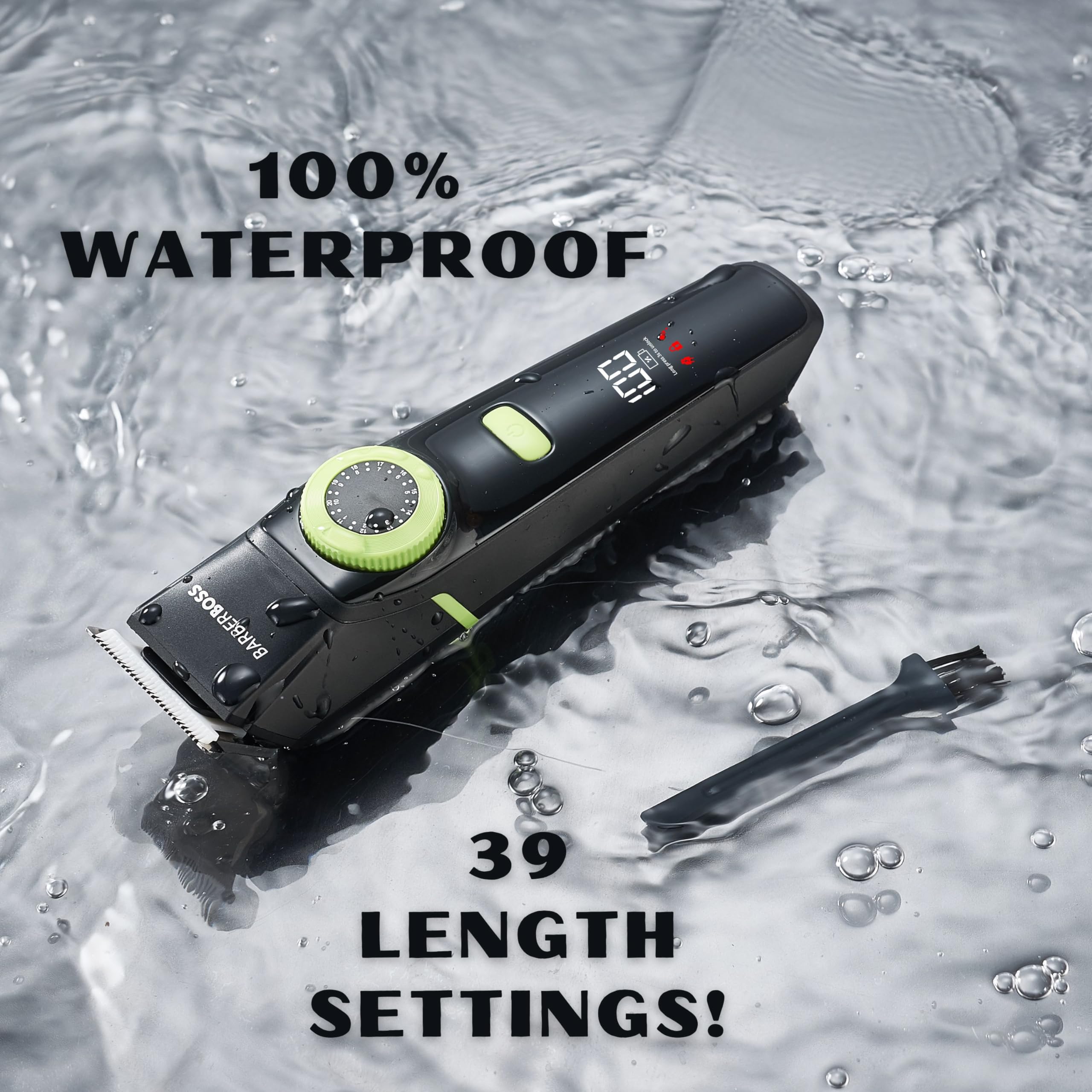 BarberBoss Beard Trimmer & Hair Clippers for Men, Waterproof Trimmer, Nose Hair Trimmer, Cordless Hair Trimmer - Image 2