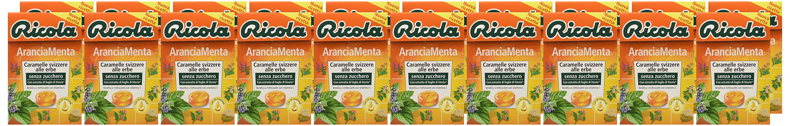 Astuccio Arancia Menta - Pacco da 20 x 50 g