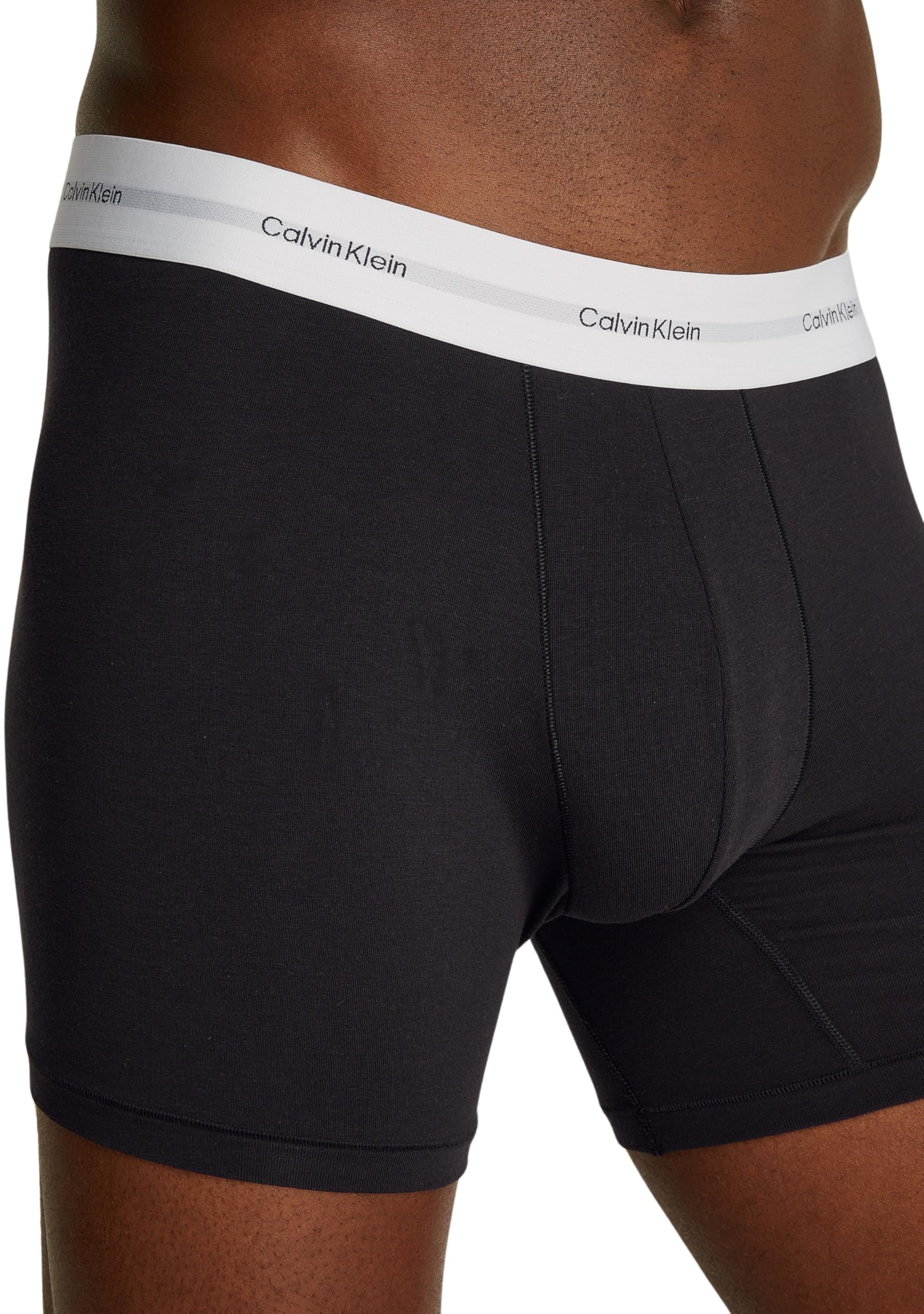 Calvin Klein Calzoncillos bóxer Hombre Pack de 3 Briefs con Logotipo en la Cintura