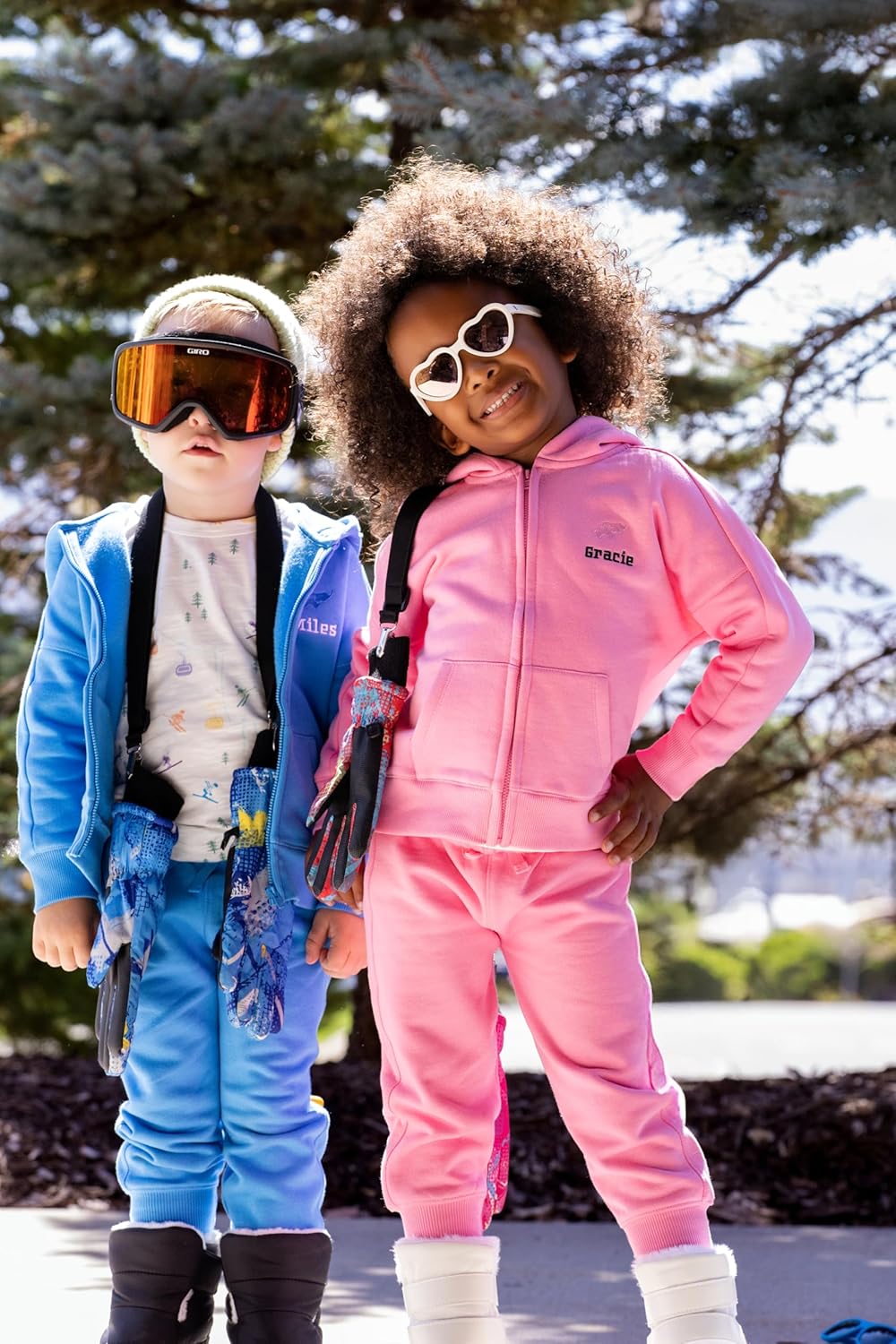 Monica + Andy Long Sleeve Tee, Organic Cotton Clothes for Girls & Boys, Printed T-Shirt Sizes for Kids, Toddler & Baby - Image 3