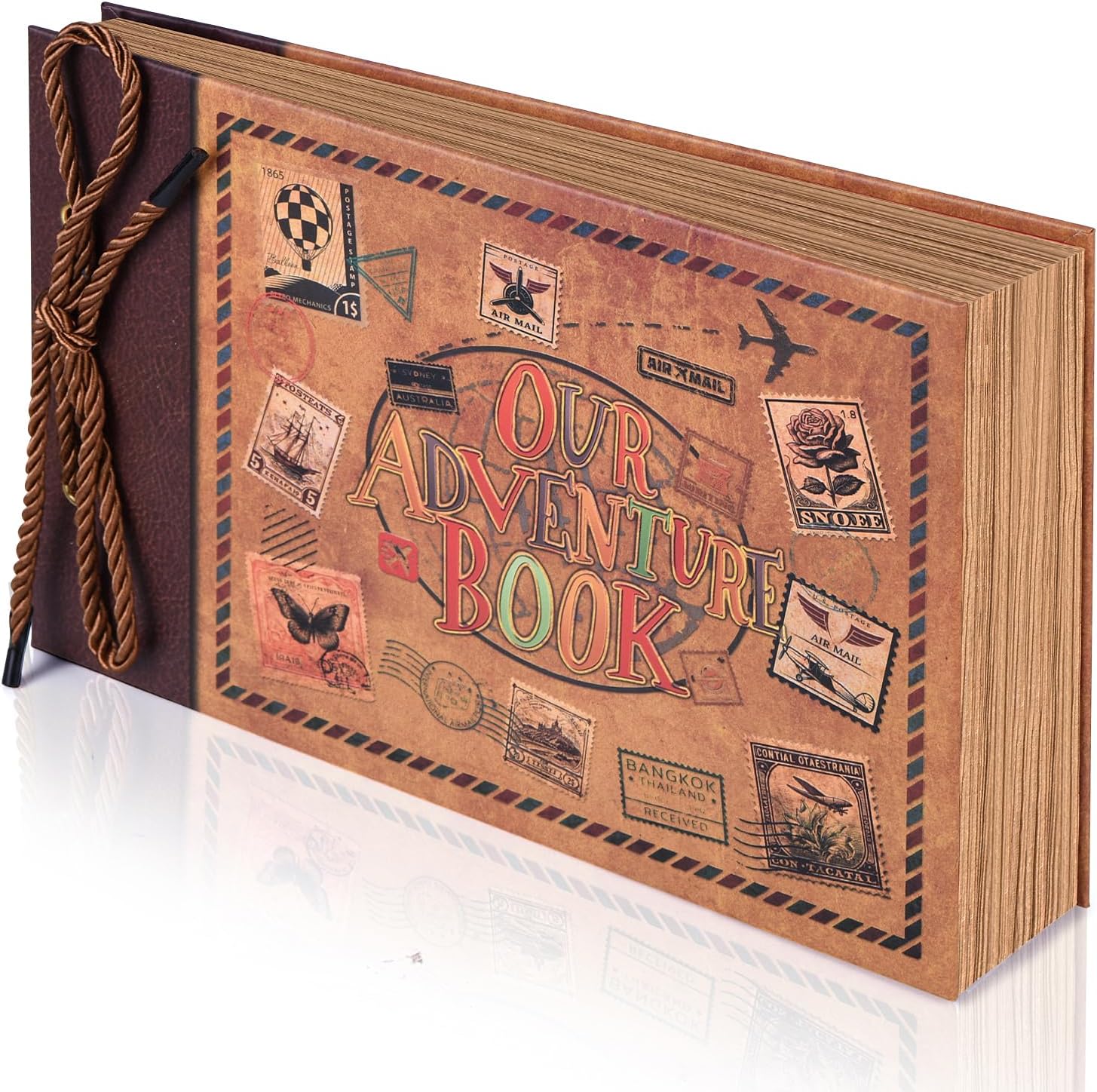 Adventure Book Diary Photo Scrapbook, Adventure Wedding Planning Book with Embossed Cover,Inspired by the 'Up' Saga, Ideal for Memories,Weddings,Traveling,Birthdays,Christmas,Newly Engaged Couples - Image 8