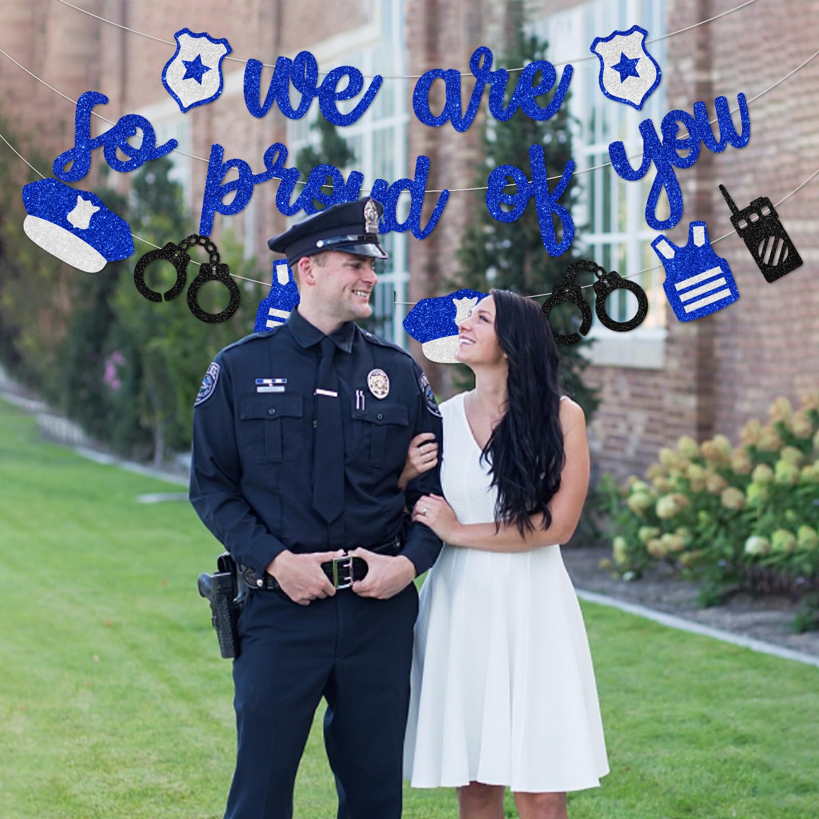 kreat4joy Police Graduation Party Decorations Banner - Image 4