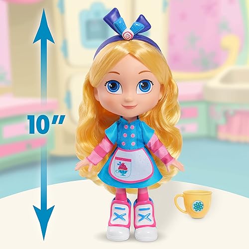 Miniatura 4 de Just Play - Muñeca y accesorios de Alice's Wonderland Bakery de Disney Junior para niños de 3 años en adelante
