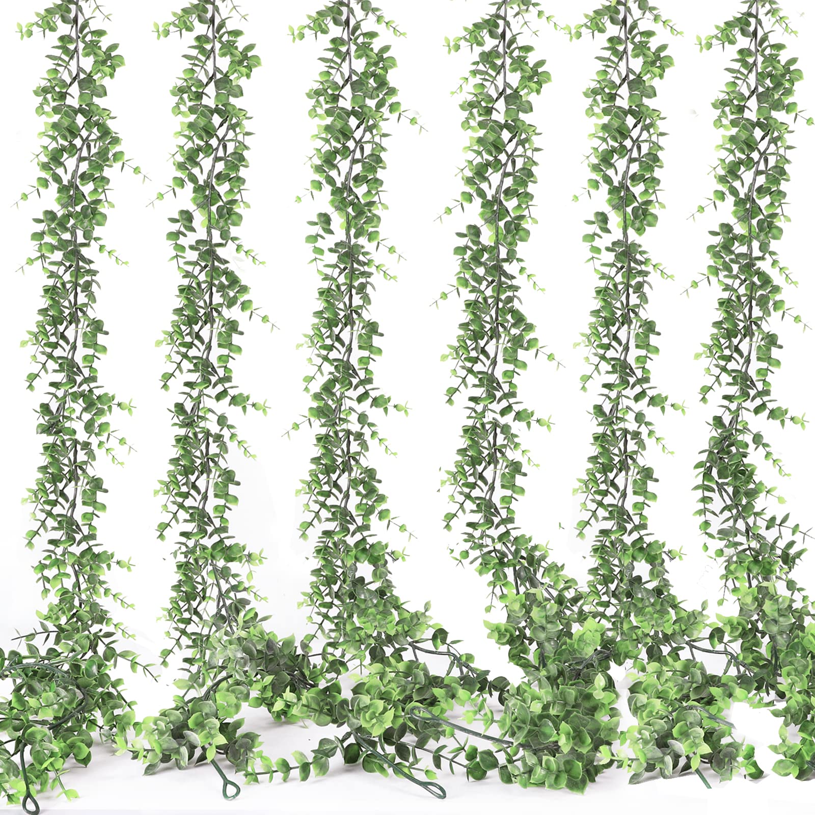 Buy COCOBOO 6 Pack 36ft Artificial Greenery Garland Bulk, Boxwood