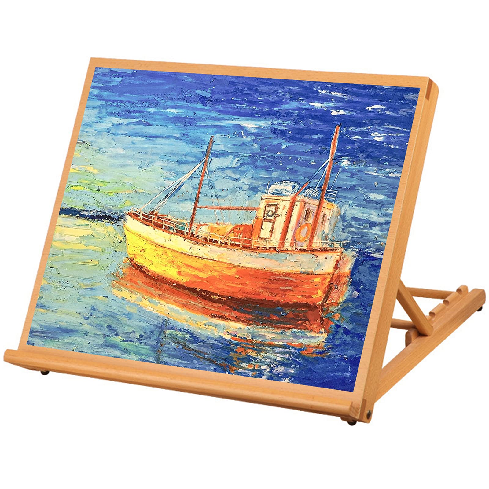Beauenty A3 Engineer Desktop Easel, Engineering Drawing Easel, Architect Adjustable Art Drawing Board, Drawing Board Parallel Motion with U-Shaped Groove