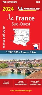 Mapa france southwest 2024