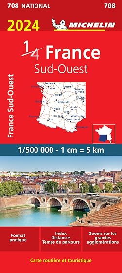 Mapa france southwest 2024