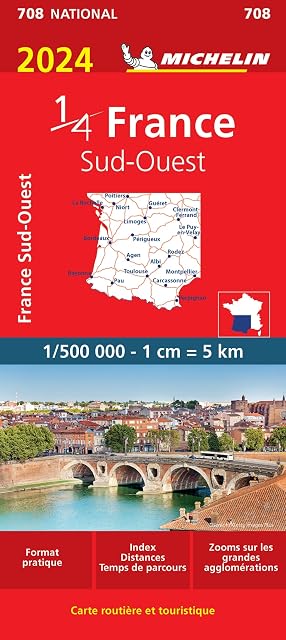 Portada de Mapa france southwest 2024