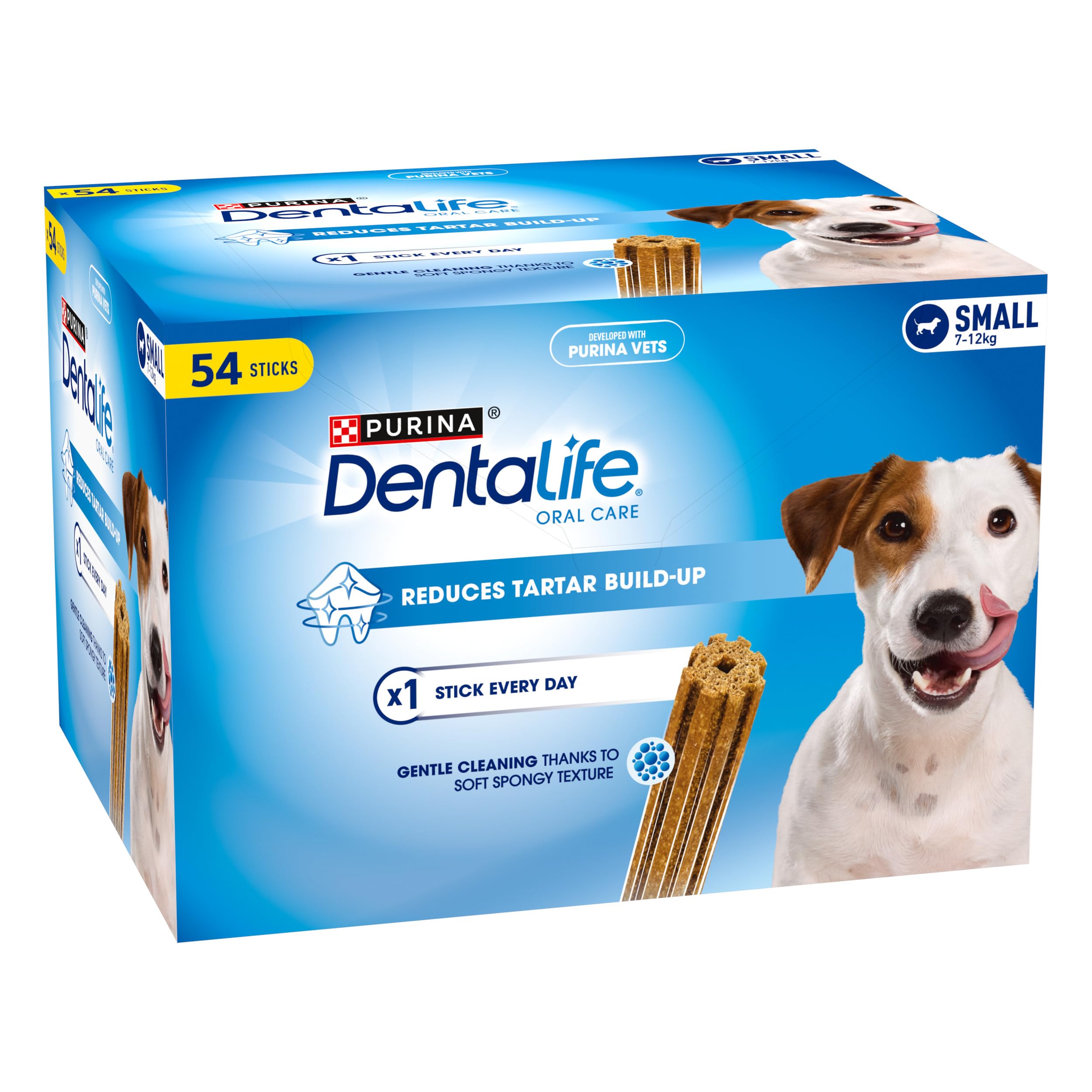 PURINA DENTALIFE Lot de 108 Mini friandises dentaires pour Chien réduit la Formation de tartre, Poulet, Petits Chiens