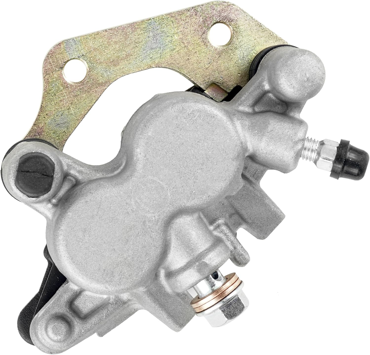Caltric Front Right Brake Caliper Compatible with Kawasaki Prairie 700 KVF700 4X4 2004-2006 with Pads
