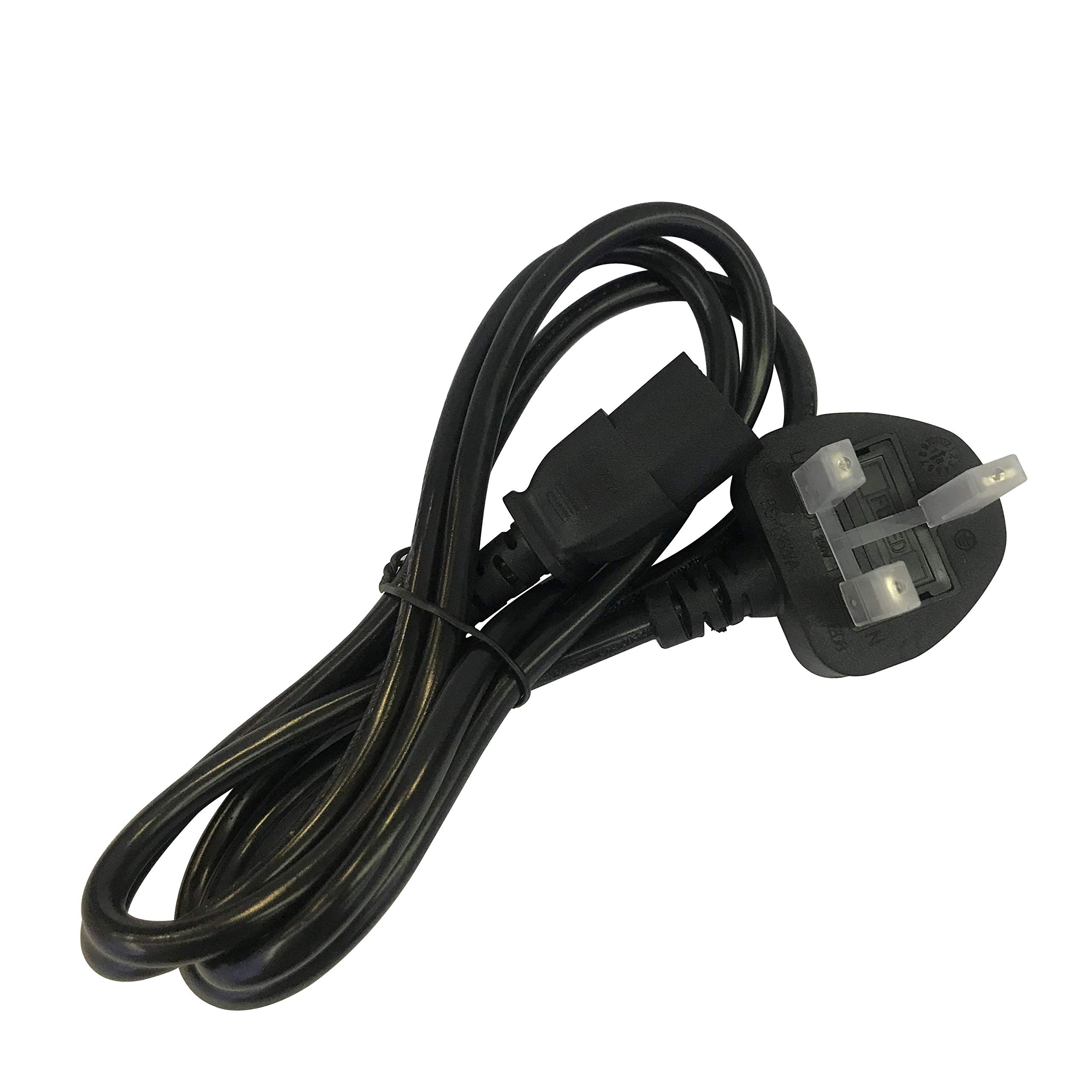 NEWSTAR 1.5M UK Computer Power cord 3Pin Mains lead -IEC320 C13 to BS-1363 UK plug Main Power cord 0.75mmx3 copper (Note: 2 cables price mentioned)