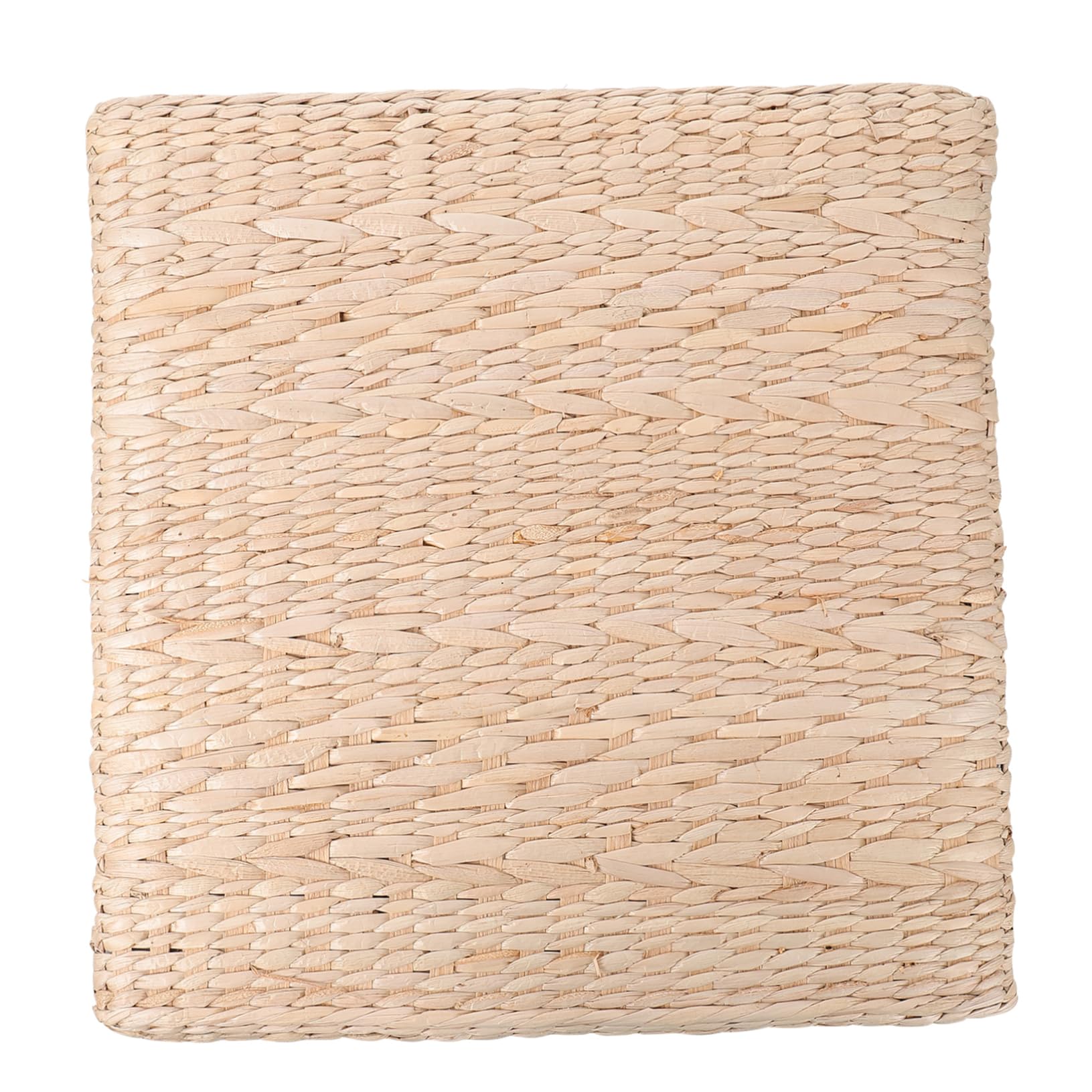 Matelas futon épais paille tissée beige coussin de siège intérieur contemplation