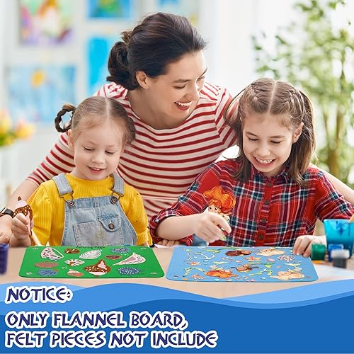 Miniatura 7 de 4 tablas de fieltro para niños pequeños para el aula, cuentos de franela para preescolar en casa, actividades de fieltro para colgar en la pared,