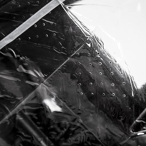 Miniatura 8 de Jeep Protector de lluvia para cochecito de correr, tamaño universal para adaptarse a la mayoría de cochecitos de correr, impermeable, resistente al