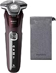 Philips Shaver Series 5000, Wet & Dry Electric Shaver, with SkinIQ Technology, Pop-up Trimmer, Burgundy Red, Model S5881/10