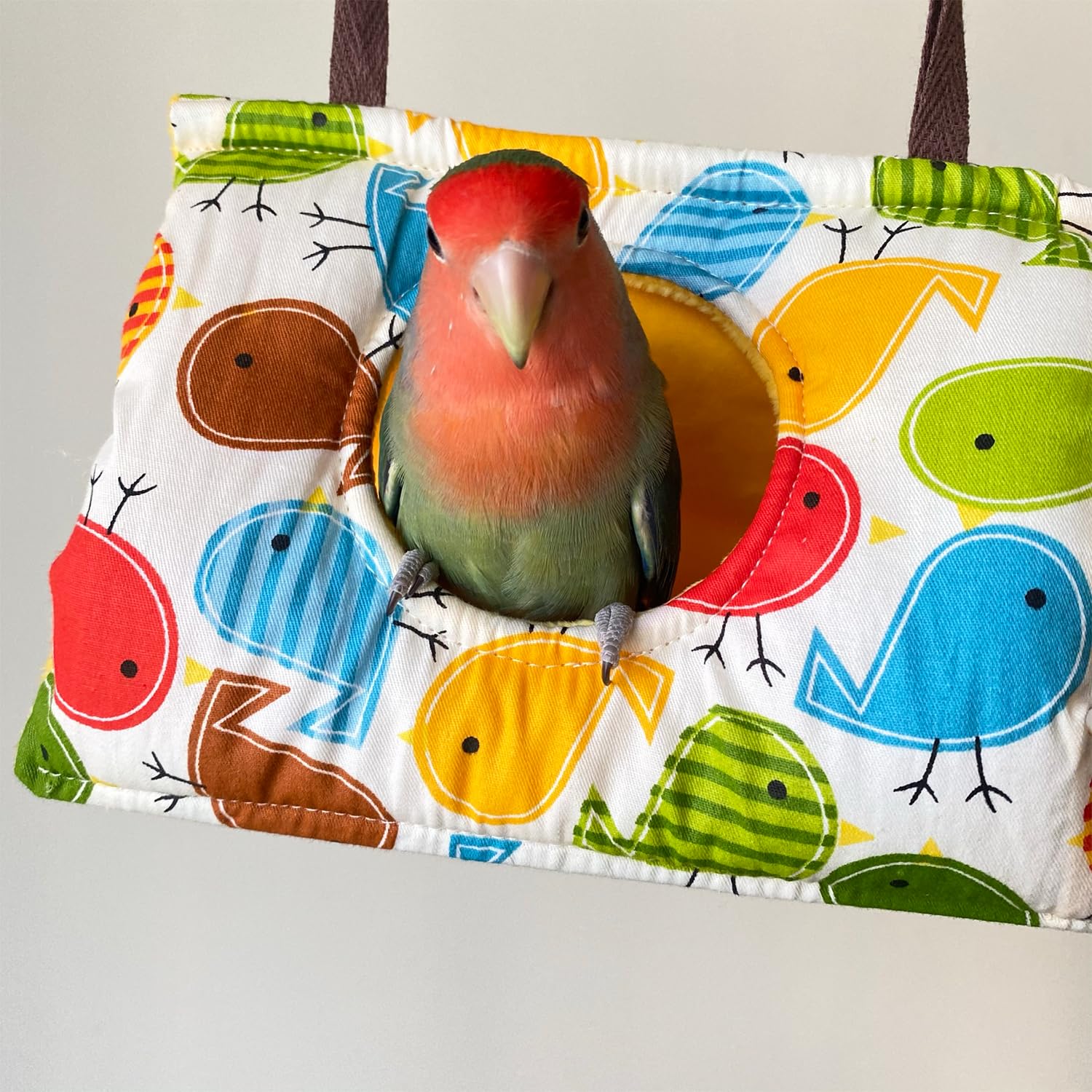 HiyyFloy Vogel Hängematte - Warmes Vogelnest Aus Korallenvlies 32x17cm