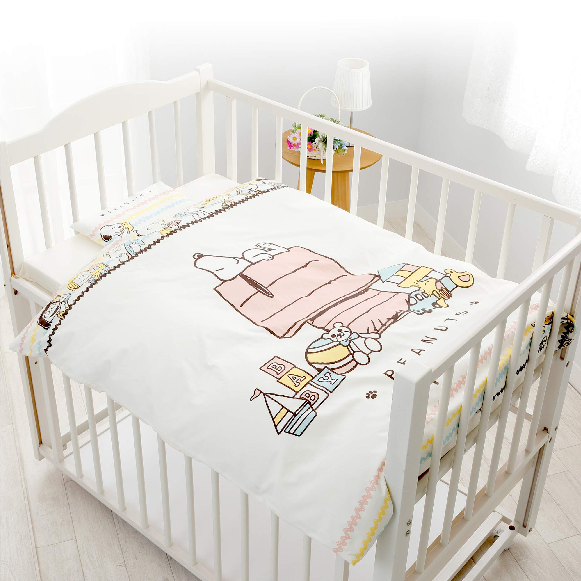 西川 スヌーピー ベビー布団 6点セット 洗える羽毛布団 ラジカル敷き布団