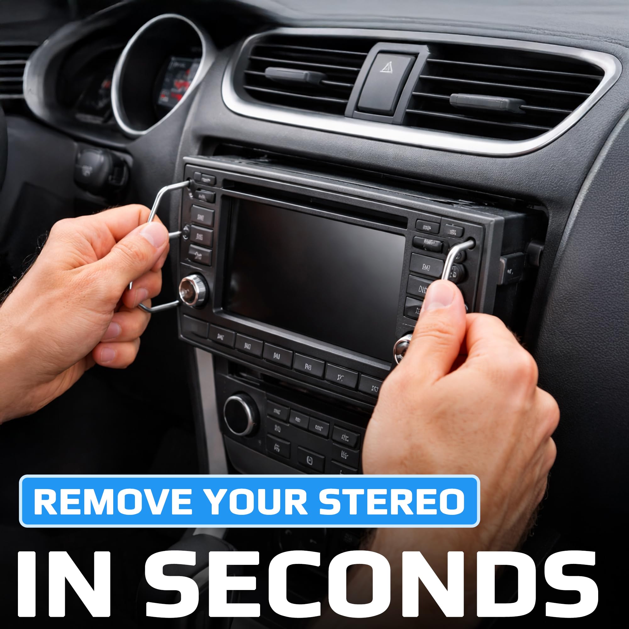 Samochód Radio Remover Key DIN Odblokowujące klucze do samochodu/samochodu/samochodu / odtwarzacza CD Pins | Uniwersalne piny stereo CD40 Narzędzia (2 sztuki)
