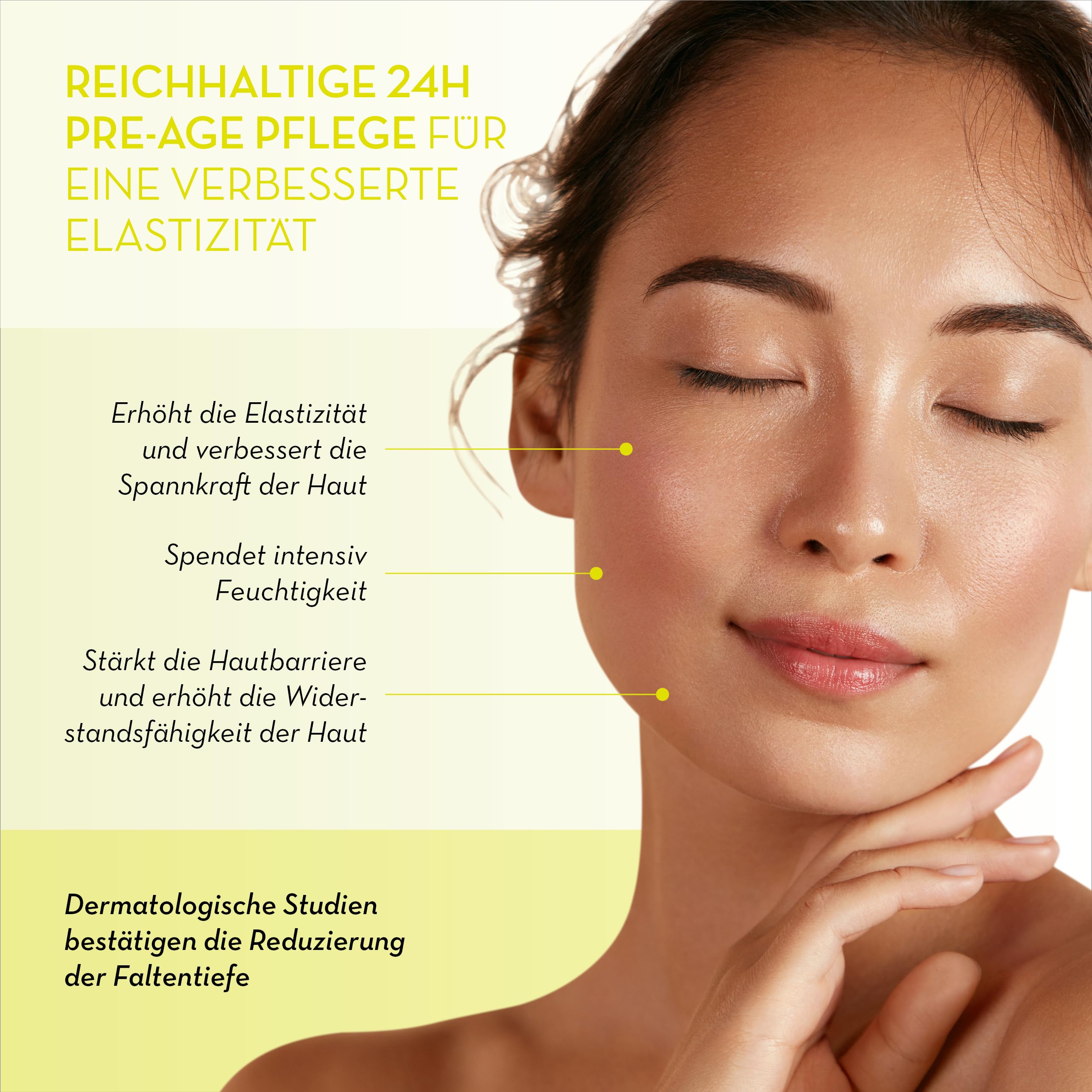 JEAN D'ARCEL PRESTIGE crème vita nutritive – 24h hautstraffende Feuchtigkeitscreme gegen trockene Haut – Mit Vitamin C, A & E – pre age cream rich – 50 ml