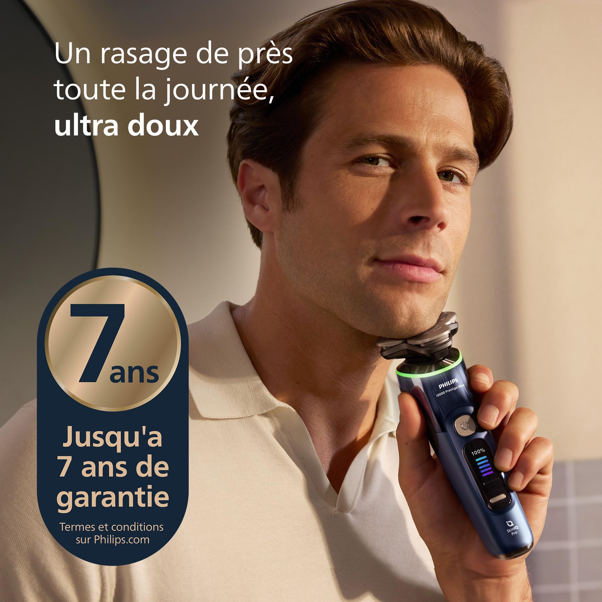 Image secondaire de Philips Rasoir i9000 Prestige Ultra - Rasoir Électrique Étanche avec Technologie Skin IQ Pro